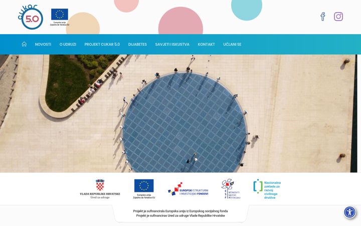 Snimka zaslona za cukrici-zadar.hr