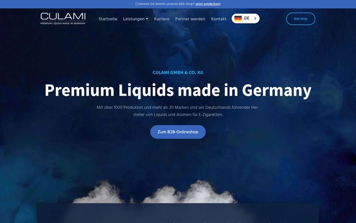 Screenshot of culami.com