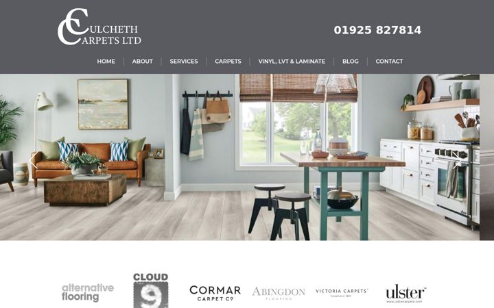 Screenshot of culchethcarpetsltd.co.uk