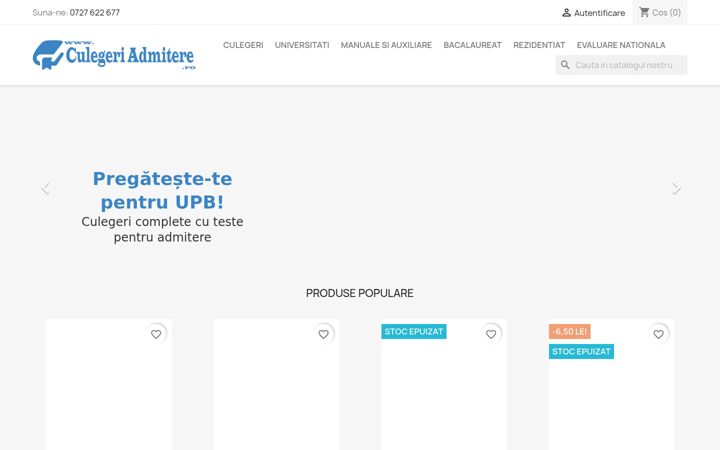 Screenshot of culegeriadmitere.ro