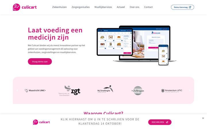 Screenshot of culicart.nl