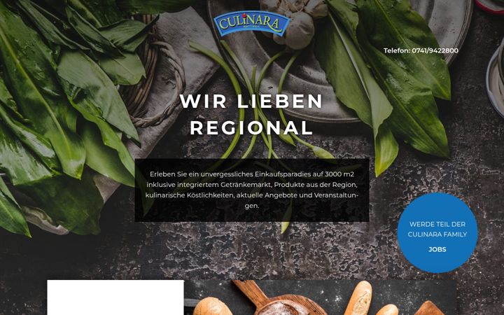 Screenshot of culinara-rottweil.de