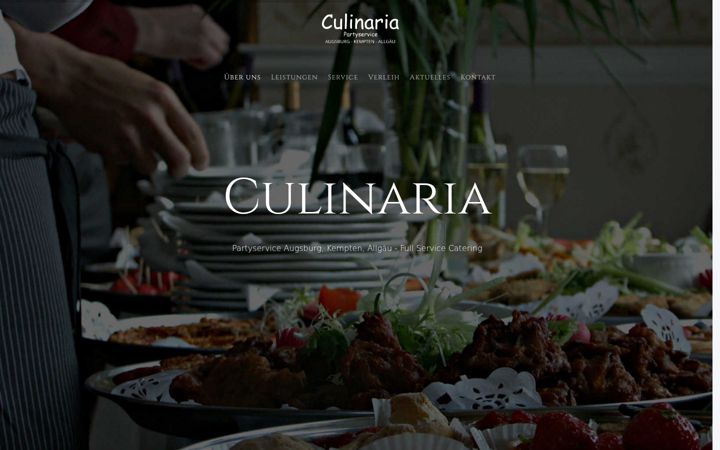 Screenshot of culinaria-partyservice-augsburg.de