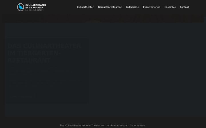 Screenshot of culinartheater.de