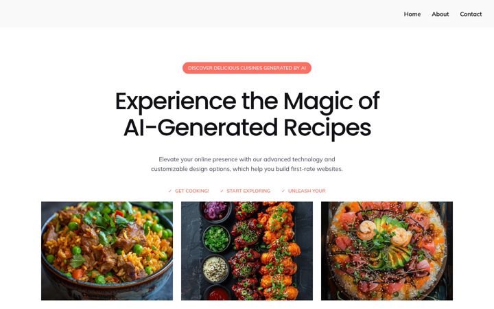 Skärmbild av culinarycuriosityai.com