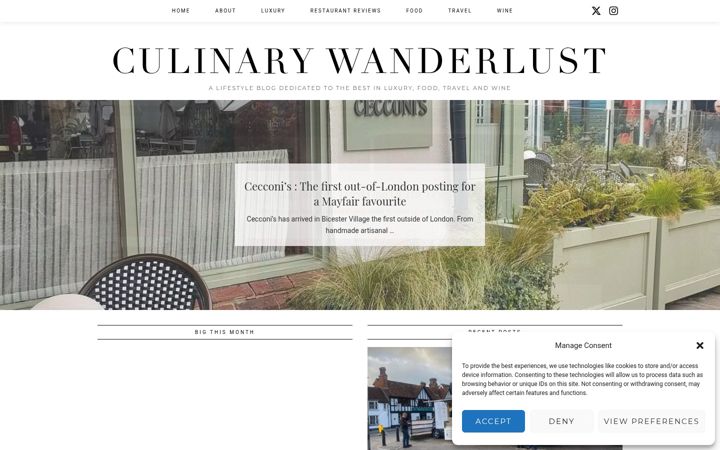 Skærmbillede af culinarywanderlust.co.uk