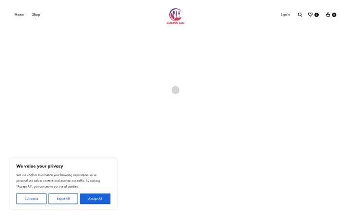 Screenshot of culinashop.com