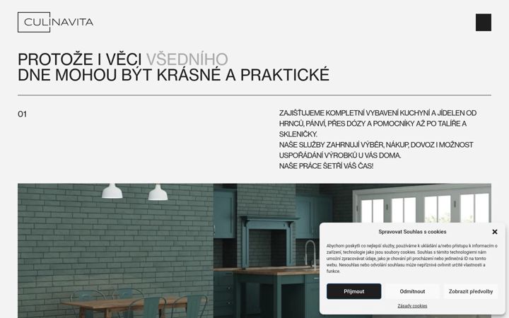 Skärmbild av culinavita.cz
