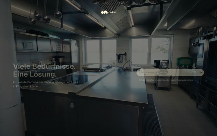 Screenshot of culinu.eu