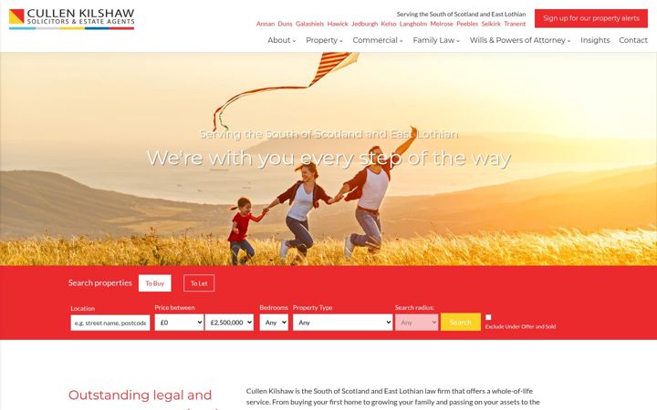 Screenshot of cullenkilshaw.com