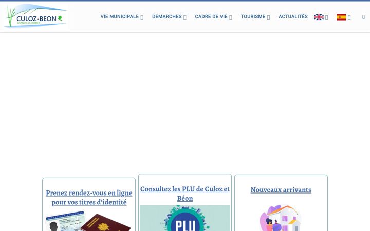 Screenshot of culoz.fr