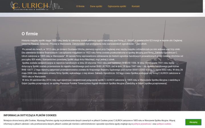 Screenshot of culrich.pl