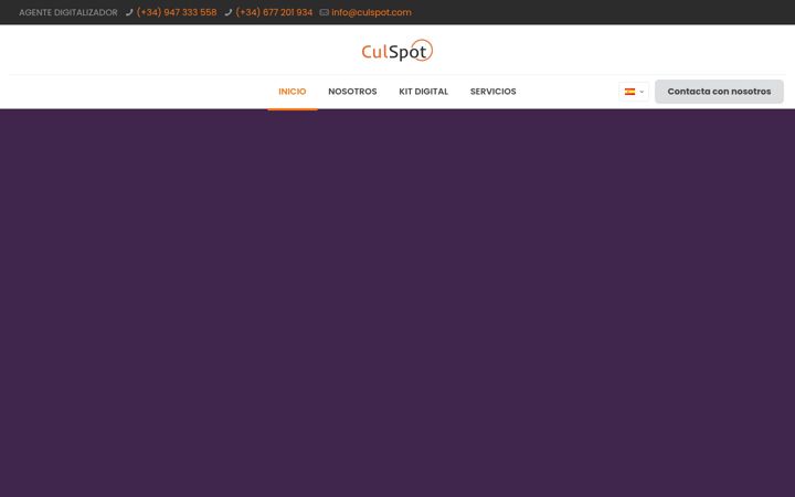 Screenshot of culspot.com