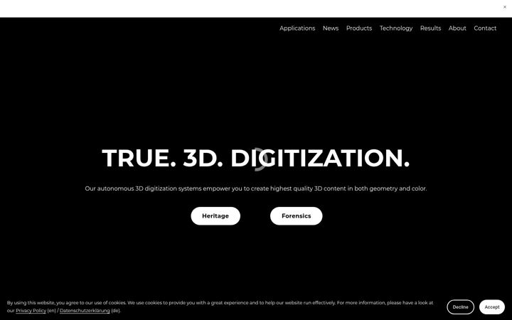Screenshot of cultarm3d.com
