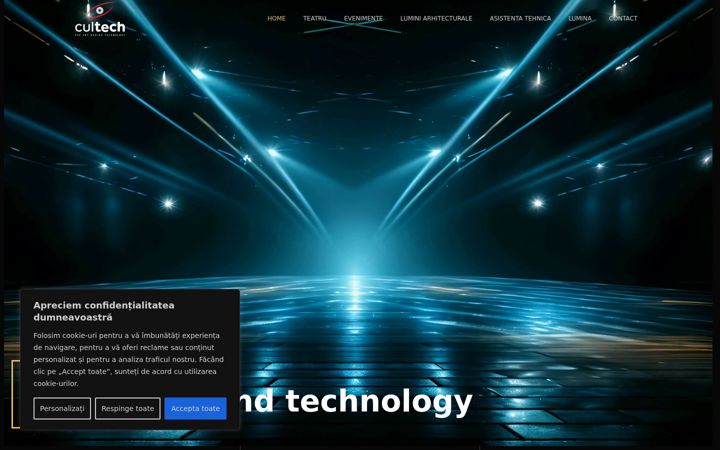 Screenshot of cultech.ro