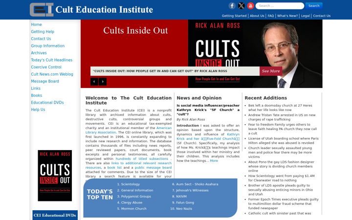 Screenshot of culteducation.com