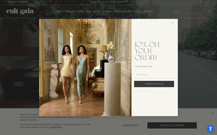 Screenshot of cultgaia.com