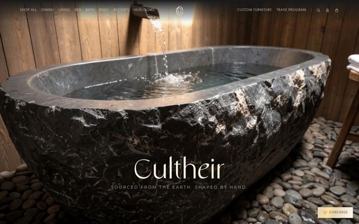 Screenshot of cultheir.com