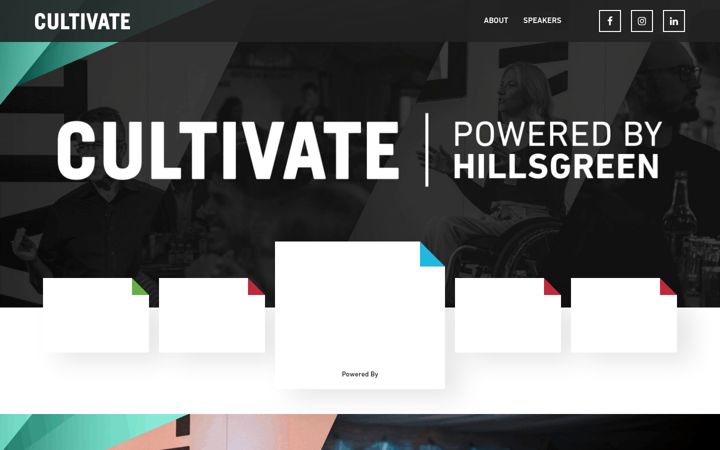 Screenshot of cultivateconference.co.uk