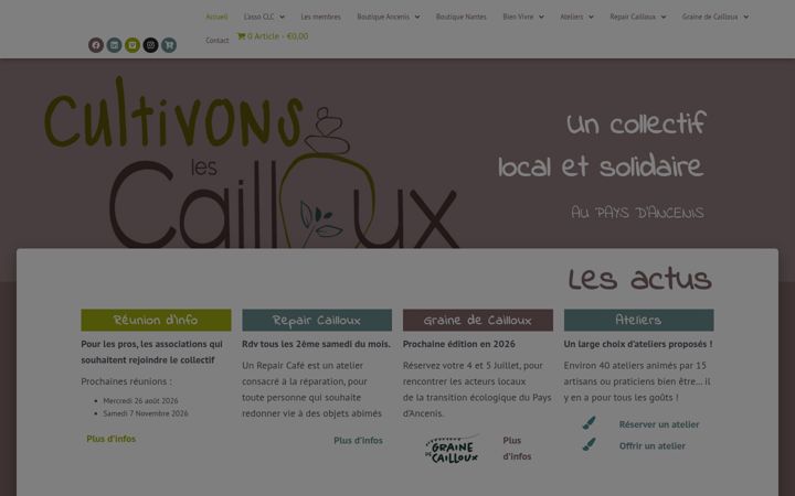 Captura de pantalla de cultivonslescailloux.org