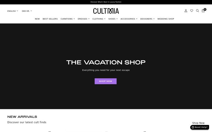 Screenshot of cultmia.com