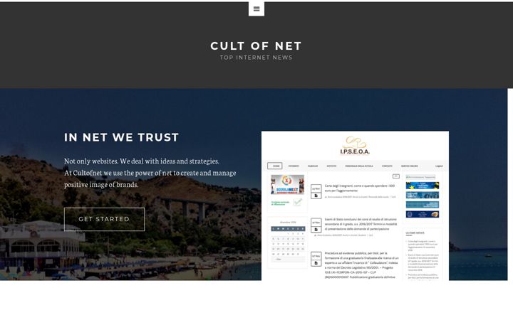 Screenshot of cultofnet.com