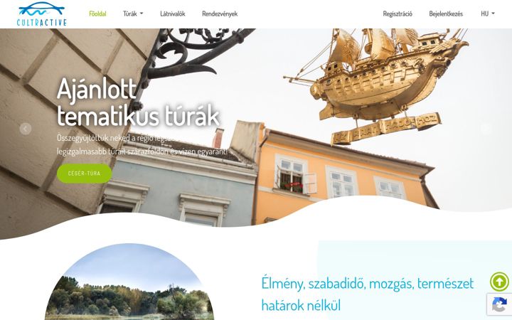 Screenshot of cultractive.eu