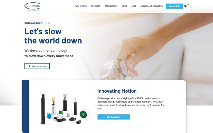 Screenshot of cultrarogroup.com