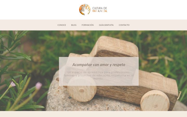 Screenshot of culturadeinfancia.com