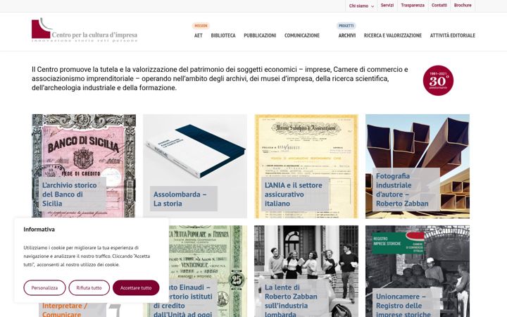 Screenshot του culturadimpresa.org