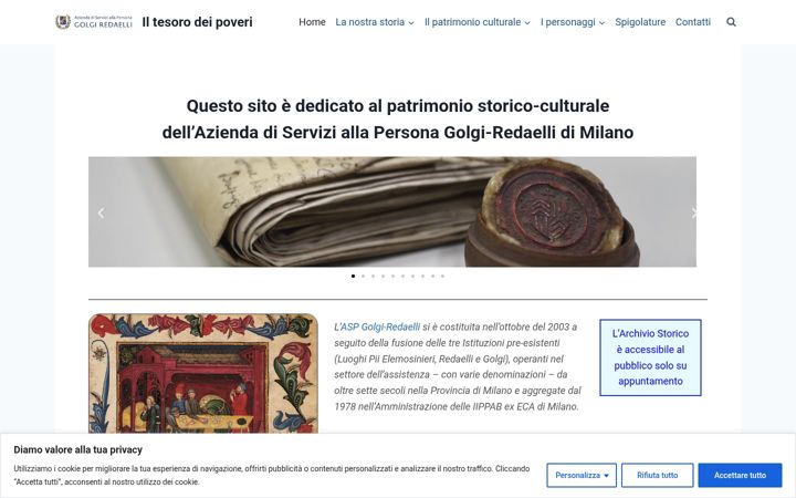 Ekraanipilt saidist culturagolgiredaelli.it