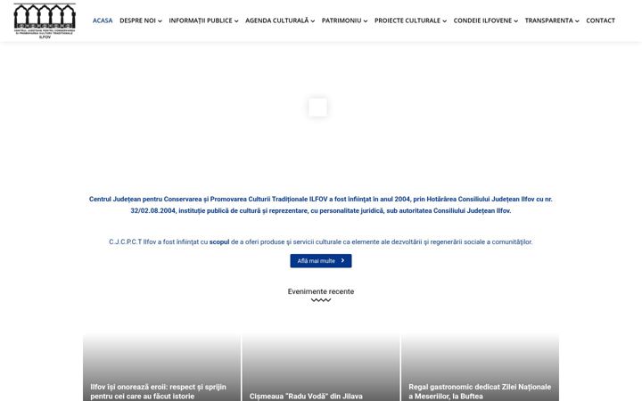 Screenshot of culturailfov.ro