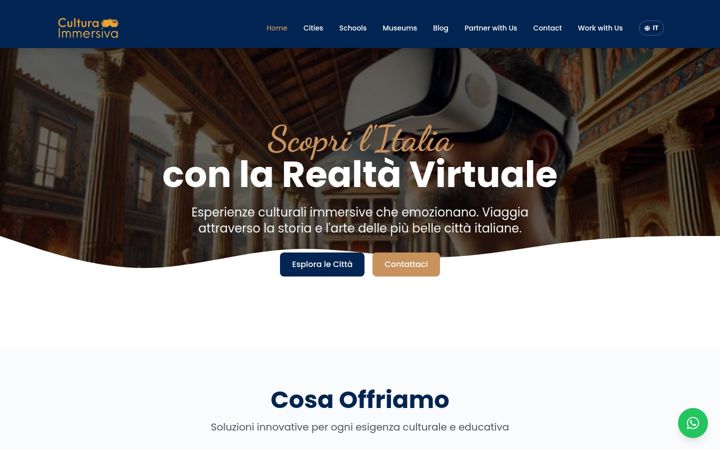Screenshot of culturaimmersiva.it