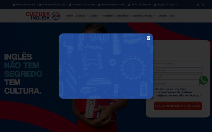 Screenshot von culturainglesape.com.br
