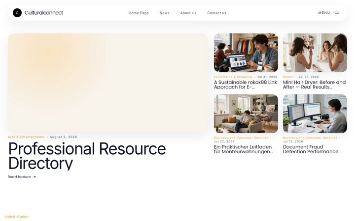 Screenshot of culturalconnect.de