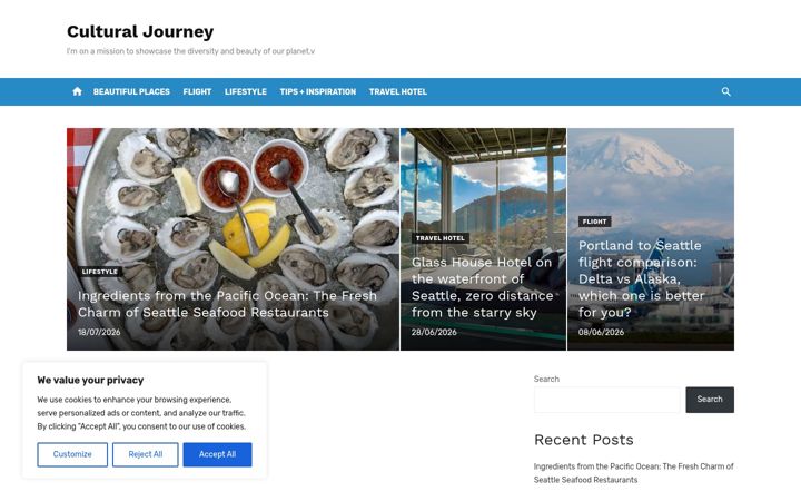 Screenshot of culturaljourney.net