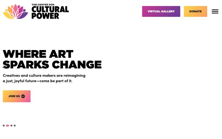 Screenshot του culturalpower.org