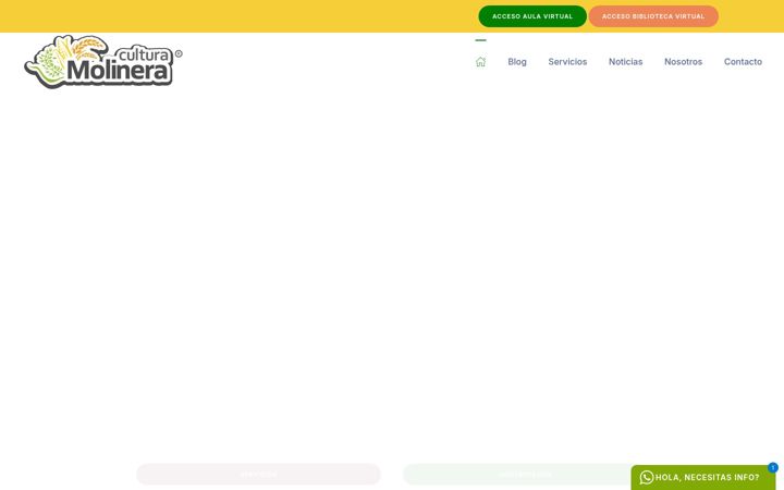 Screenshot of culturamolinera.com
