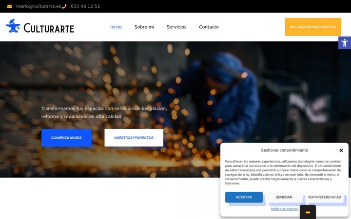Screenshot of culturarte.es