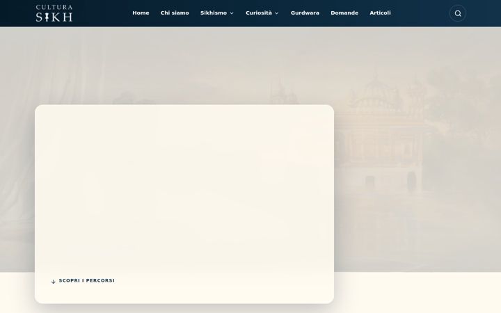Screenshot of culturasikh.com