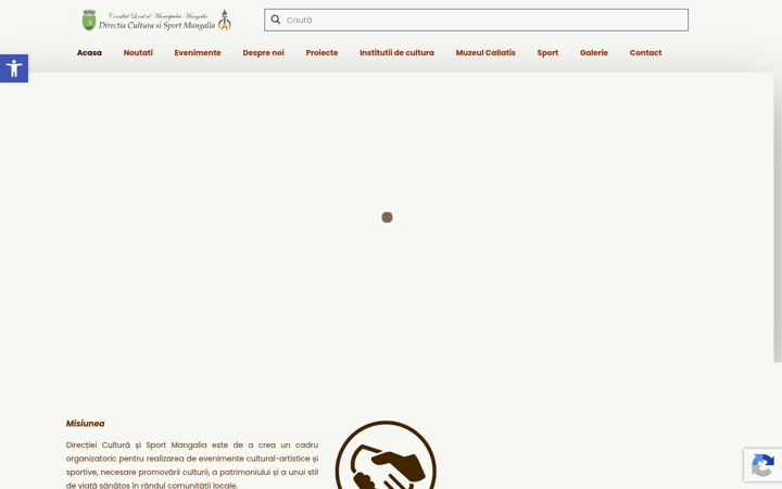 Screenshot of culturasport.ro