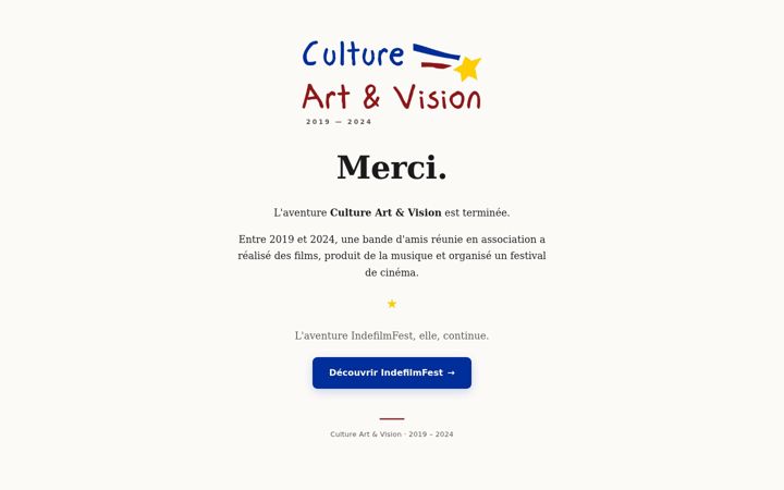 Screenshot of culture-av.fr