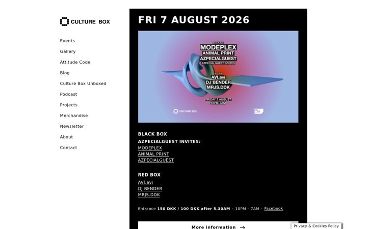 Screenshot of culture-box.com