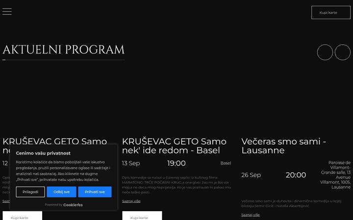 Screenshot of culture-bridge.ch