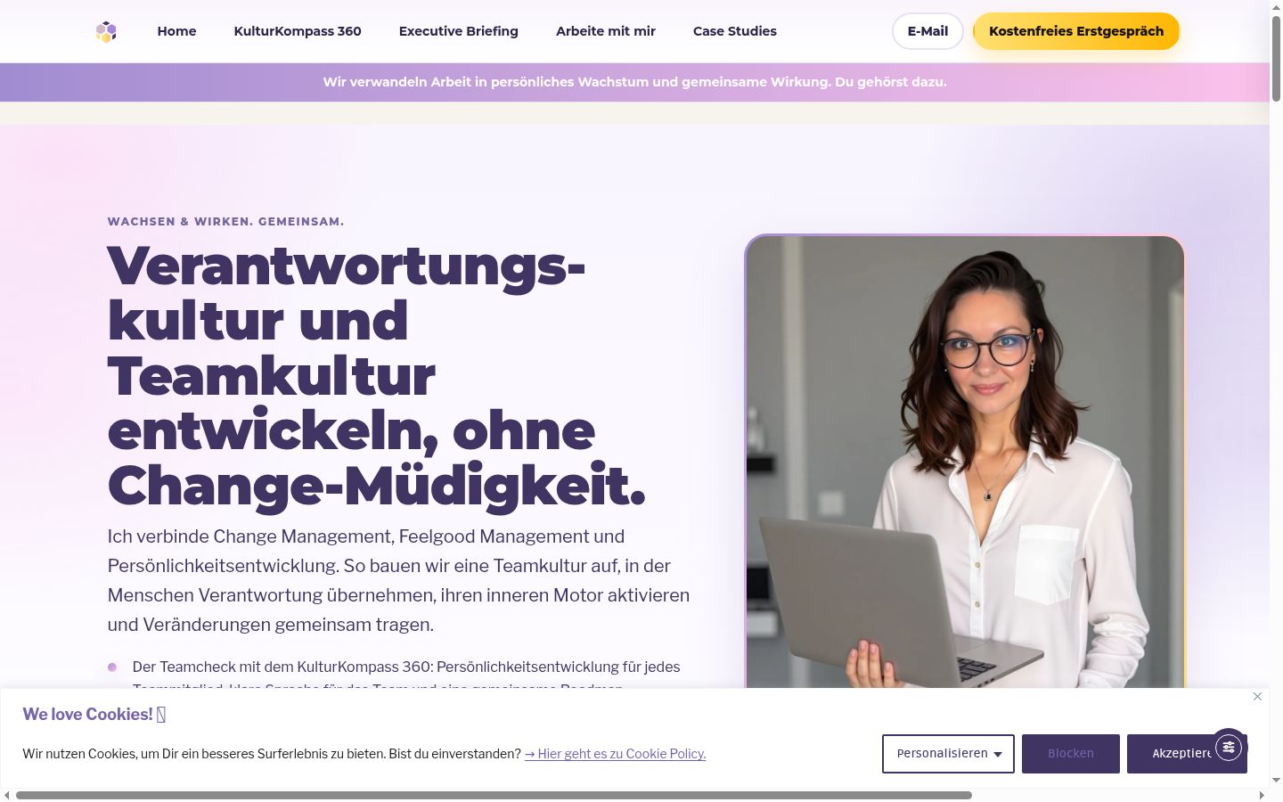 Screenshot van de toestemmingsbanner zoals getoond vóór enige interactie