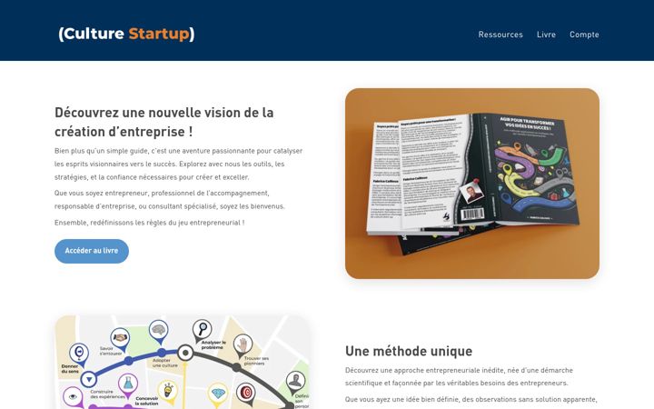 Screenshot of culture-startup.fr