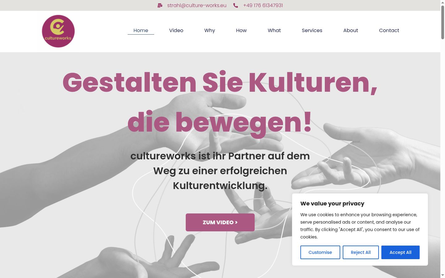 Screenshot tal-banner tal-kunsens muri qabel kwalunkwe interazzjoni