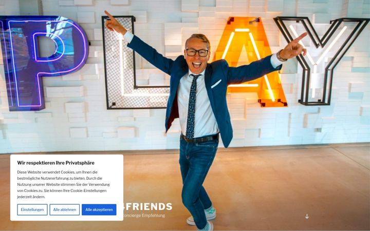 Screenshot of culture4friends.de