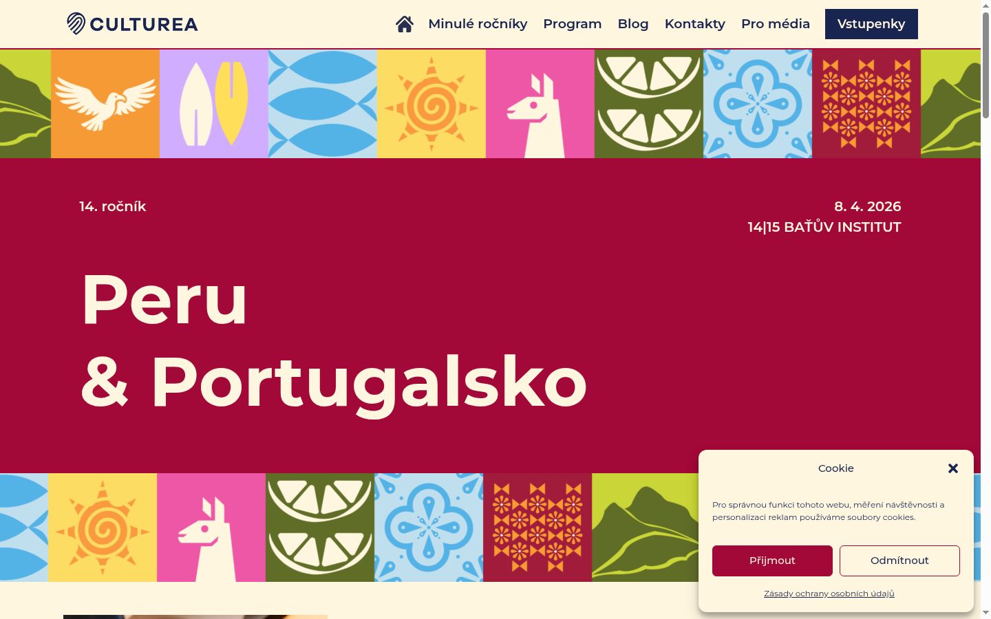 Posnetek zaslona pasice za privolitev, prikazane pred kakršno koli interakcijo
