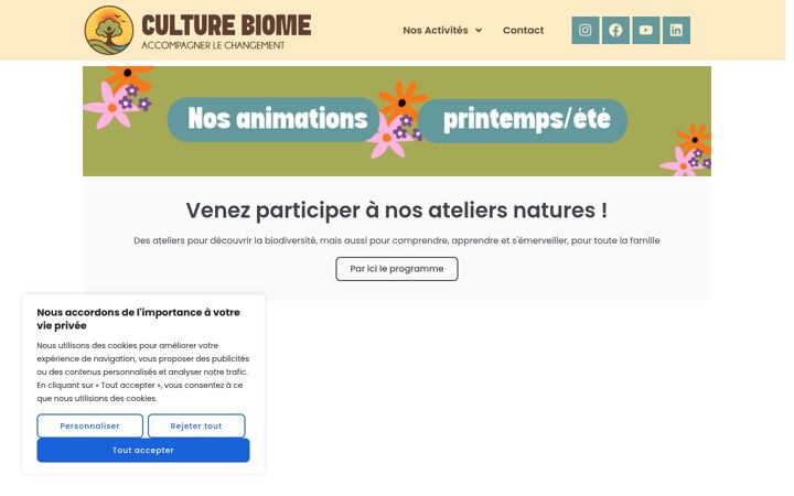 Screenshot van culturebiome.fr
